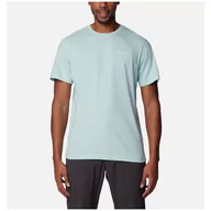 Koszulki sportowe męskie - Koszulka męska Columbia Thistletown Hills™ Short Sleeve Rozmiar: XL / Kolor: jasnoniebieski - miniaturka - grafika 1