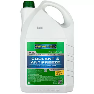 RAVENOL HJC Coolant Antifreeze FL22 Premix 5L - zielony gotowy płyn do chłodnic - Płyny chłodnicze - miniaturka - grafika 1