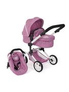 Wózki dla lalek - Bayer CHIC 2000 Wózek kombi w kolorze różowym dla lalek - 3+ - miniaturka - grafika 1