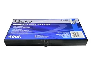 Geko Klucze Torx Spline Imbusowe Bity 40 el. CrV - Klucze i nasadki - miniaturka - grafika 1