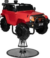 Fotele fryzjerskie - Fotel fryzjerski dziecięcy samochodzik suv - miniaturka - grafika 1