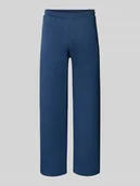 Spodnie sportowe męskie - Spodnie dresowe z elastycznym ściągaczem - miniaturka - grafika 1