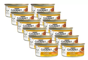 Purina Gourmet Gold Sauce Delight z kurczakiem 12x85g - Mokra karma dla kotów - miniaturka - grafika 1
