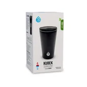 Kubki termiczne - Kubek termiczny Dafi 420 ml double wall mug czarny - miniaturka - grafika 1