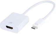 Adaptery i przejściówki - Vivanco adapter USB-C - HDMI 0.15m, white VVITADHDMITCW - miniaturka - grafika 1