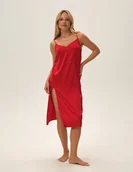 Bielizna nocna - Koszula nocna Jelly - czerwony L - miniaturka - grafika 1