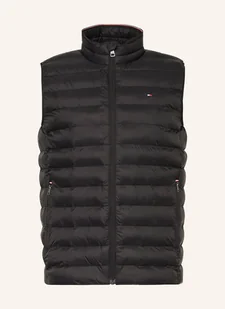 Tommy Hilfiger Kamizelka Pikowana schwarz - TOMMY HILFIGER - Kamizelki męskie - miniaturka - grafika 1