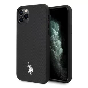 U.S POLO ASSN. US Polo Type Collection etui na iPhone 11 Pro czarne USP000007 - Szkła hartowane na telefon - miniaturka - grafika 1