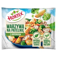 Dania mrożone - Hortex - Warzywa na patelnię z koperkiem i grzybami - miniaturka - grafika 1