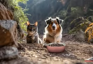 Miski dla psów - Miska ceramiczna 15cm różowa - miniaturka - grafika 1