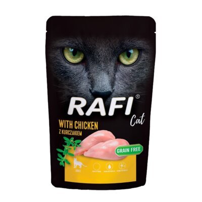 Karma dla kota RAFI Cat Adult z kurczakiem 100 g