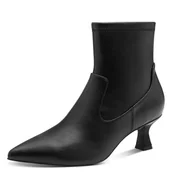 Kozaki damskie - Marco Tozzi Damskie 2-25329-45 modne kozaki, czarne, 38 EU, czarny, 38 EU - miniaturka - grafika 1