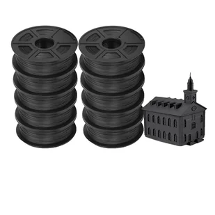 filament do drukarek 3D, szpula 10 kg, przyjazny dla środowiska PLA, jasnopomarańczowy - Filamenty i akcesoria do drukarek 3D - miniaturka - grafika 1
