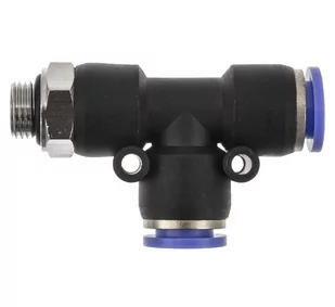 Złączka wtykowa trójnik na wąż 8mm gwint 1/8" typ T - Akcesoria pneumatyczne - miniaturka - grafika 2