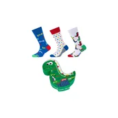 Skarpetki dla dzieci - Skarpety dziecięce FUNSOCKS KIDS ORGANIC COTTON COMIC SOCKS BOX 3P - miniaturka - grafika 1