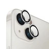 Pozostałe akcesoria do telefonów - UNIQ Optix Aluminium Camera Lens Protector iPhone 14 6.1" / 14 Plus 6.7" sterling silver szkło na obiektyw aparatu z aplikatorem - miniaturka - grafika 1