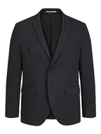 Marynarki męskie - Bestseller A/S Męska marynarka Jprjones Stretch Blazer Noos, Black Beauty/Fit: slim fit, 54 - miniaturka - grafika 1