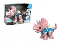 Figurki dla dzieci - Dinozaur Triceratops do skręcania świecący montaż - miniaturka - grafika 1