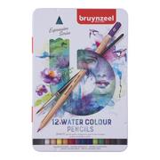 Kredki, ołówki, pastele i pisaki - Bruynzeel/sakura Bruynzeel Expression Aquarel Kredki 12 kol 60313012 - miniaturka - grafika 1
