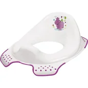 Akcesoria łazienkowe - Nakładka sedesowa z funkcją antypoślizgową hippo ewa biały 30 x 40 x 15 cm keeeper - miniaturka - grafika 1