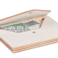 Pudełka i szkatułki - Drewniana koperta na pieniądze - miniaturka - grafika 1