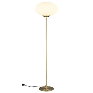 Podłogowa lampa salonowa FOMENTO 463100108 Trio bańka złoty biały - Lampy stojące - miniaturka - grafika 1