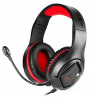 Słuchawki - REAL-EL GDX-7590, black-red - miniaturka - grafika 1
