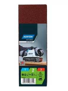 Taśma ścierna bezkońcowa 75x457 mm P80, 3 szt. - Materiały ścierne - miniaturka - grafika 1