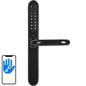 Systemy inteligentnych domów - Klamka EURA ELH-30H4 Czarny Bluetooth - miniaturka - grafika 1