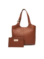 Torebki damskie - Coccinelle Torebka Hand Grained L E1 SHA 11 02 01 Brązowy - miniaturka - grafika 1