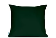 Poszewki na poduszki - Poszewka 45x45 bawełniana zieleń butelkowa Semplice - miniaturka - grafika 1