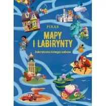 Egmont Pixar. Mapy i labirynty. Zakręcona księga zabaw praca zbiorowa - Książki edukacyjne - miniaturka - grafika 1