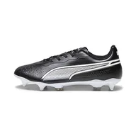 Piłka nożna - PUMA Unisex King Match MXSG Buty piłkarskie, czarno-białe, 45 EU, Czarna puma, biała puma, 46 EU - miniaturka - grafika 1