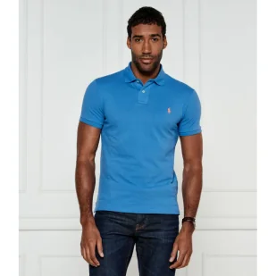 POLO RALPH LAUREN Polo Slim Fit pique - Koszule męskie - miniaturka - grafika 1