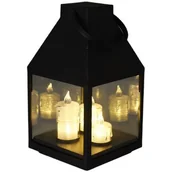 Ozdoby bożonarodzeniowe - LATARNIA LAMPION ADWENTOWY RORATY LED 25CM 3 ŚWIECE - miniaturka - grafika 1