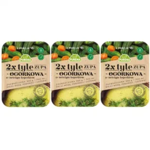 Purena Zupa Ogórkowa ze świeżym koperkiem zagęszczona Zestaw 3 x 350 g - Zupy w płynie - miniaturka - grafika 1