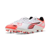 Piłka nożna - Męskie Korki PUMA ULTRA 5 PLAY FG/AG 10816901 – Biały - miniaturka - grafika 1