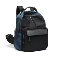 Torebki damskie - Abbacino Damski plecak z materiałów pochodzących z recyklingu, czarny - miniaturka - grafika 1