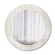 Lustra - Piękne Lustro Ścienne Okrągłe Ptasie pióra 60cm - miniaturka - grafika 1
