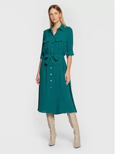 Imperial Sukienka koszulowa ACY3EGW Zielony Regular Fit - Sukienki - miniaturka - grafika 1