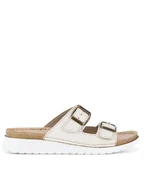 Klapki i japonki damskie - Inblu Klapki CN330100 Beżowy - miniaturka - grafika 1