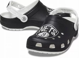 Damskie Buty Chodaki Klapki Crocs Classic Nba Brooklyn Nets Clog 36-37 - Moda i Uroda OUTLET - miniaturka - grafika 1
