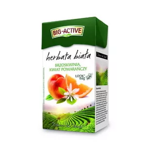 Big-Active Big-Active Herbata biała brzoskwinia kwiat pomarańczy 30 g (20 x 1,5 g) - Herbata - miniaturka - grafika 1