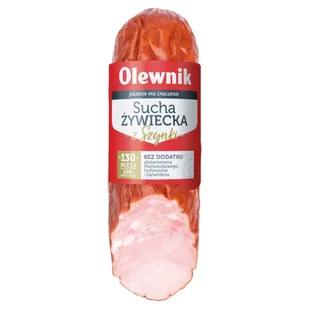 Olewnik Kiełbasa żywiecka sucha z szynki 220 g - Pasztet i przetwory mięsne - miniaturka - grafika 1
