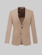 Marynarki męskie - Marynarka do zestawu orciano beżowy slim fit - miniaturka - grafika 1