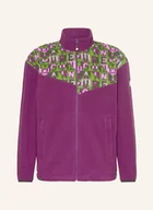 Koszulki męskie - Salewa Sweter Typu Troyer Z Polaru Eagle Anniversary Hz lila - SALEWA - miniaturka - grafika 1