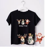Koszulki dla dziewczynek - Koszulka dla dziecka na święta - wesołych świąt - miniaturka - grafika 1