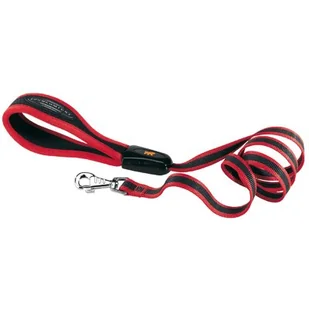 Ferplast Smycz Ergocomfort czerwona 25mm/120cm PFER148 - Smycze dla psów - miniaturka - grafika 1