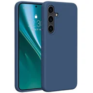 Etui i futerały do telefonów - Etui ETTERI Silicone Case do Samsung Galaxy S25 Ciemnoniebieski - miniaturka - grafika 1