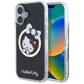 Etui i futerały do telefonów - Etui HELLO KITTY IML Fun Bow MagSafe do Apple iPhone 16 Czarny | Bezpłatny transport - miniaturka - grafika 1